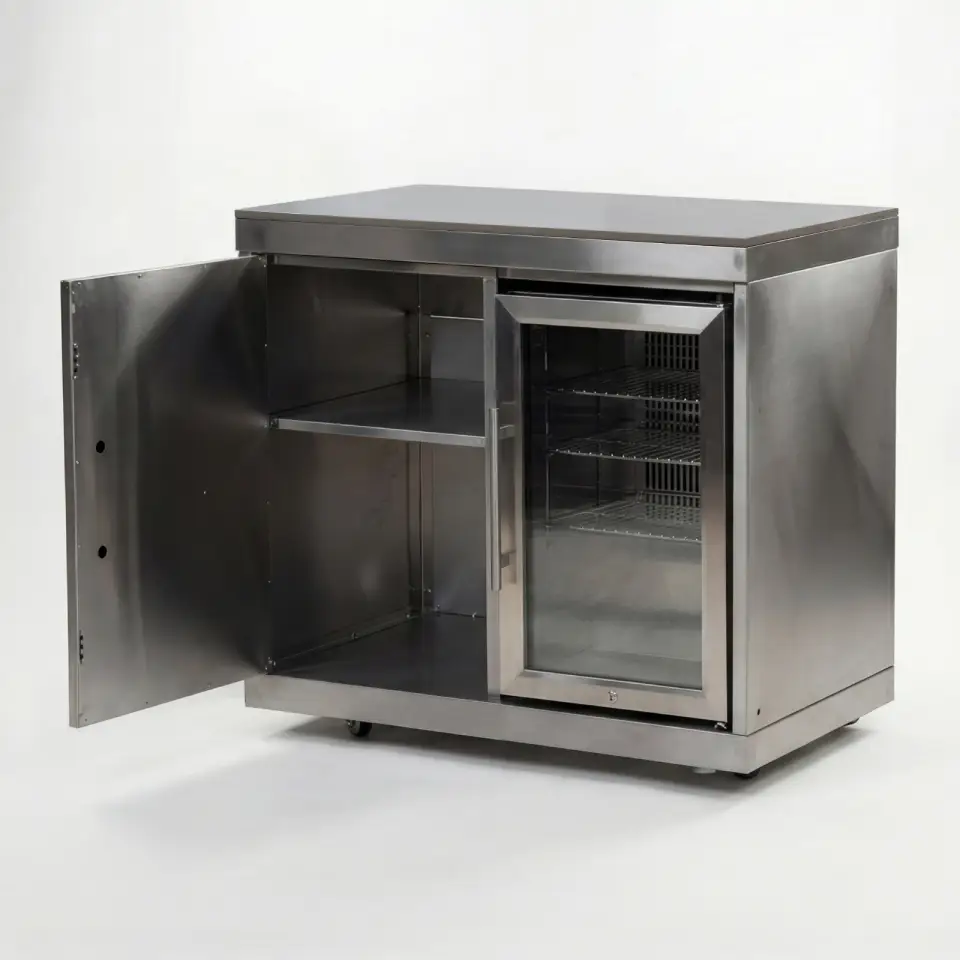 Stanley Straight 4 Burner Gas BBQ S2131-A - Stainless Steel