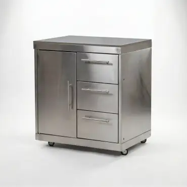 Stanley Straight 4 Burner Gas BBQ S3018-B - Stainless Steel