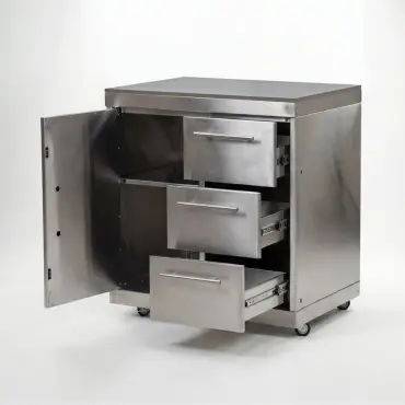 Stanley Straight 4 Burner Gas BBQ S3338-A - Stainless Steel