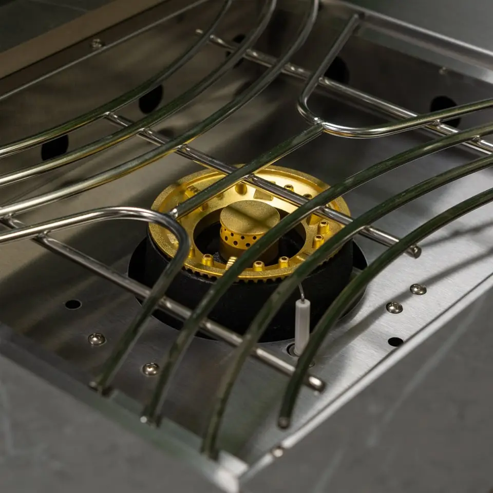 Stanley Straight 6 Burner Gas BBQ S3318-B - Stainless Steel