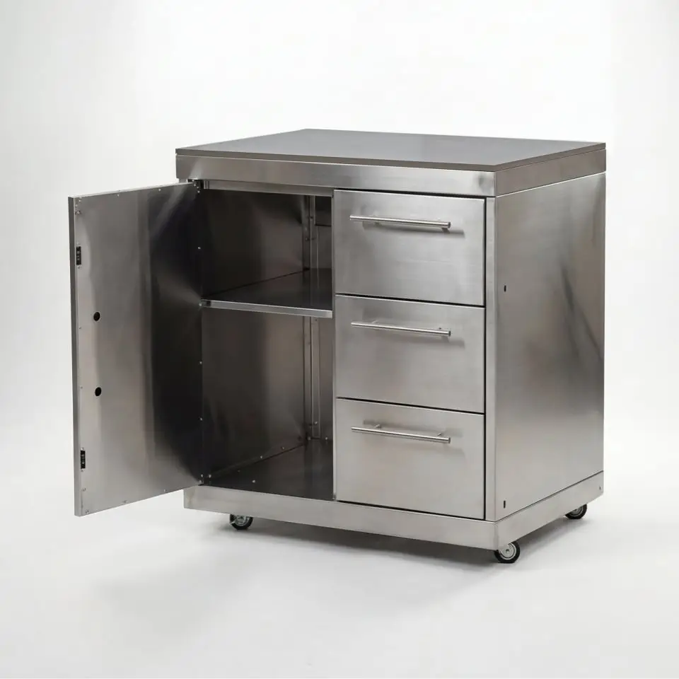 Stanley Straight 6 Burner Gas BBQ S3318-B - Stainless Steel