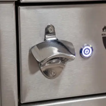 Stanley 4 Burner Gas BBQ - Integrated Side Burner Modular Unit