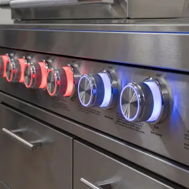 Stanley 4 Burner Gas BBQ - Integrated Side Burner Modular Unit