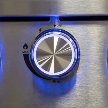 Stanley 4 Burner Gas BBQ - Integrated Side Burner Modular Unit