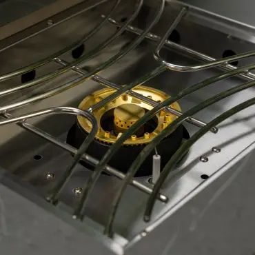 Stanley 4 Burner Gas BBQ - Integrated Side Burner Modular Unit