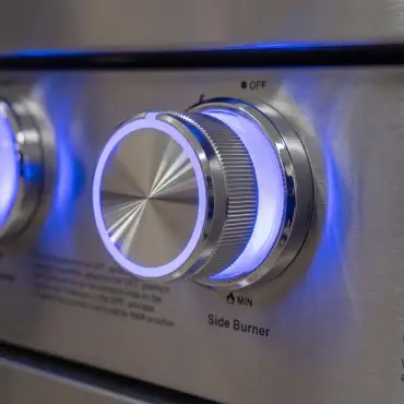 Stanley 4 Burner Gas BBQ - Integrated Side Burner Modular Unit