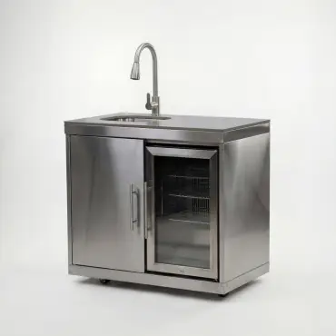 Stanley Fridge & Cupboard with Sink & Tap Modular Unit