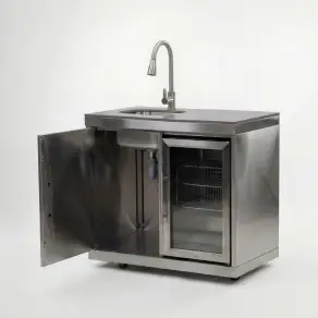 Stanley Fridge & Cupboard with Sink & Tap Modular Unit