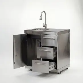 Stanley Cupboard & Drawer with Sink & Tap Modular Unit