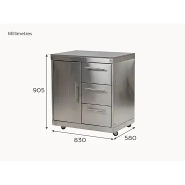 Stanley Outdoor Kitchen Cupboard & Drawer Modular Unit