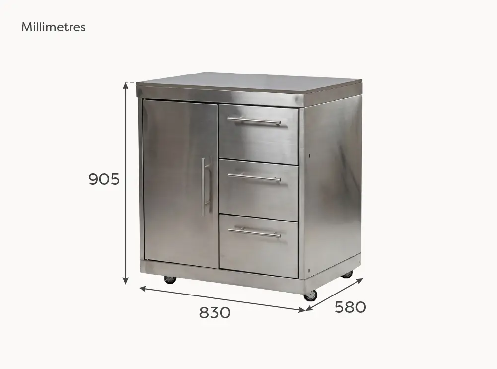 Stanley Outdoor Kitchen Cupboard & Drawer Modular Unit