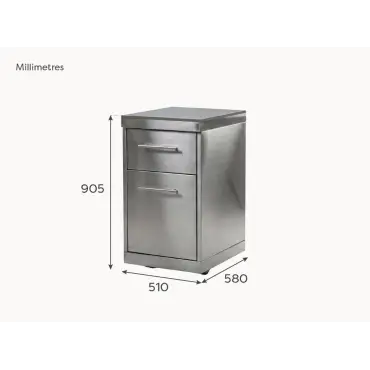 Stanley Outdoor Kitchen Double Drawer Modular Unit