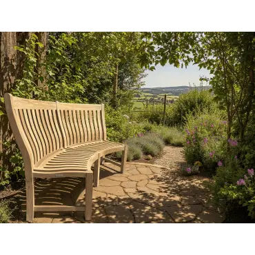 Malvern Curved Bench - FSC Certified