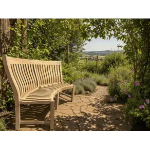 Malvern Curved Bench - FSC Certified