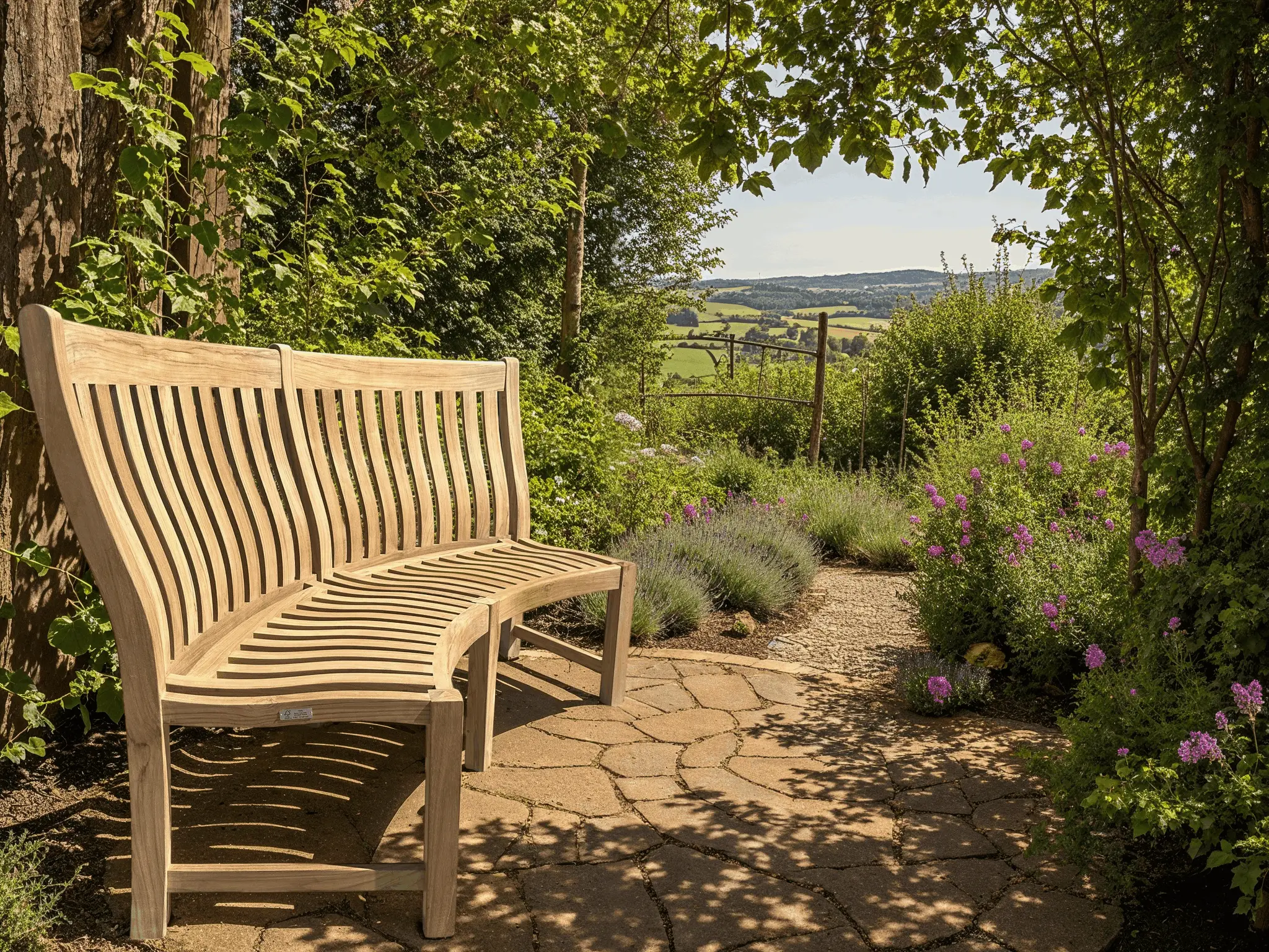 Malvern Curved Bench