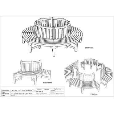 Small Circular Tree Bench