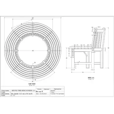 Small Circular Tree Bench