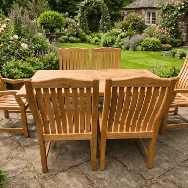 Malvern Medium Teak Dining Set - FSC Certified
