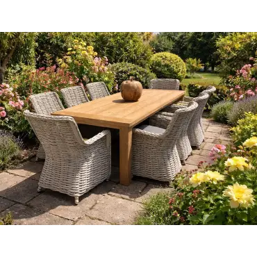 Regent 8 Chair Dining Set garden furniture