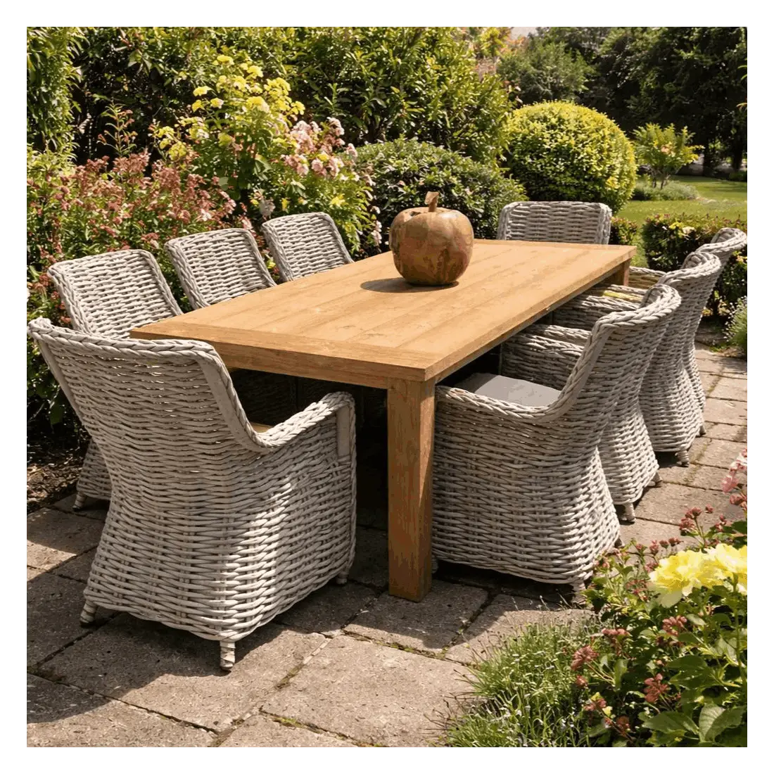 Regent 8 Chair Dining Set garden furniture