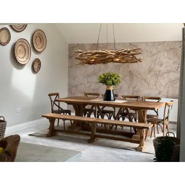 Valencia Teak Bench and Chair Set