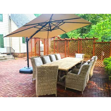 Willow 10 Chair Rectangular Dining Set