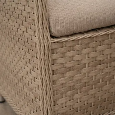 Audrey 8 Seat Rattan Dining Set - Oval Table