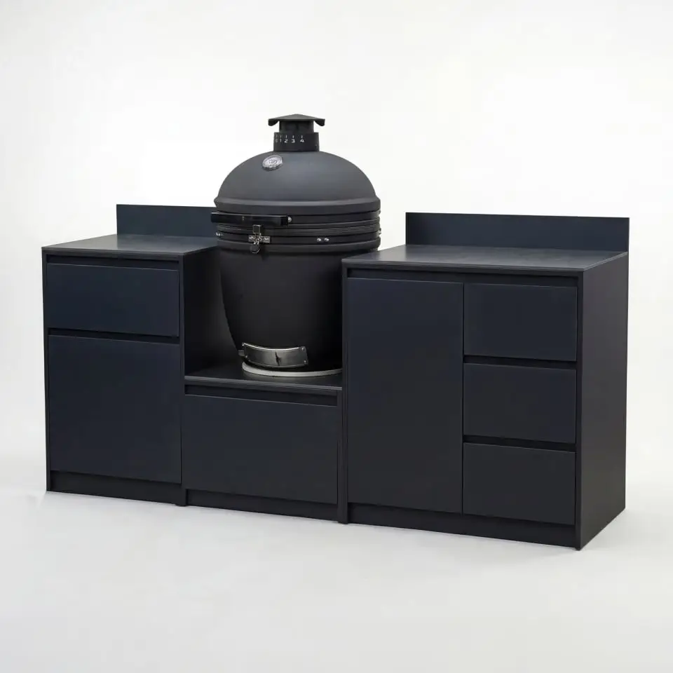 Oakley Straight Kamado Charcoal BBQ K2100-B