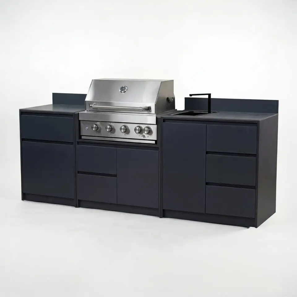 Oakley Straight 4 Burner Gas BBQ S2400-C