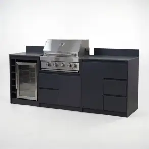 Oakley Straight 4 Burner Gas BBQ S2400-E