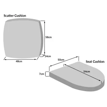 Valencia Seat and Scatter Cushion Set