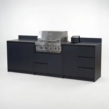 Oakley Straight 4 Burner Gas BBQ S2700-B