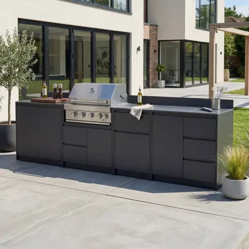 Oakley Straight 4 Burner Gas BBQ S3330-C