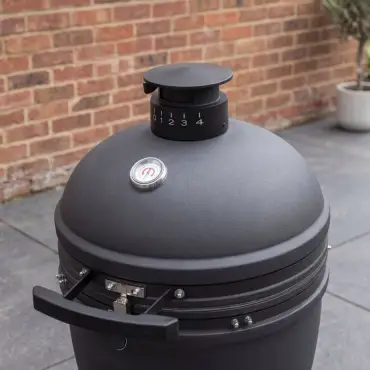 Oakley Straight K-Pro 22 Kamado Charcoal Barbecue - Integrated Drawer Unit