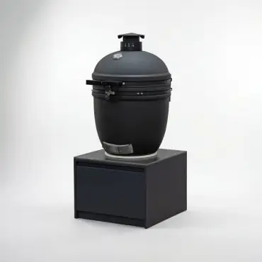 Oakley Straight K-Pro 22 Kamado Charcoal Barbecue - Integrated Drawer Unit