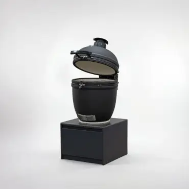 Oakley Straight K-Pro 22 Kamado Charcoal Barbecue - Integrated Drawer Unit