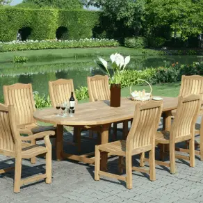 Malvern teak dining set 1
