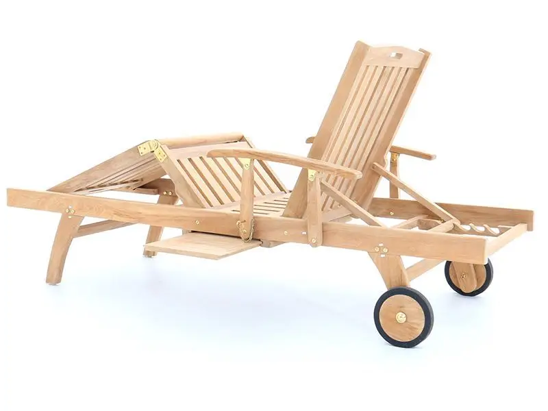 Stratford Sun Lounger with Drink tray