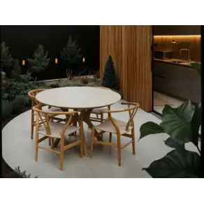 Ibiza Round 1.2m Dining Table Bari Range