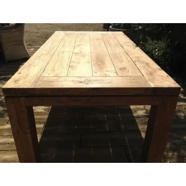 York Reclaimed Teak Dining Table 2.8M