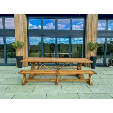Valencia Dinning Table 4m x 1.1m teak outdoor garden furniture