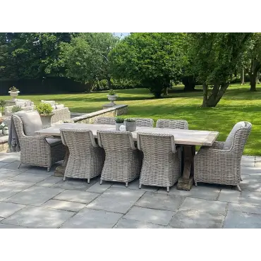 Valencia Dinning Table 4m x 1.1m teak outdoor garden furniture