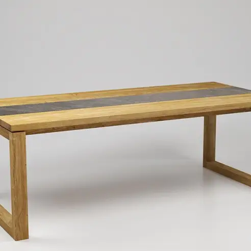 Nero 2.2m Dining Table - Bari Range