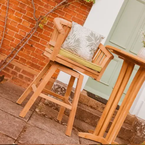 Half Moon Swivel Bar Chair