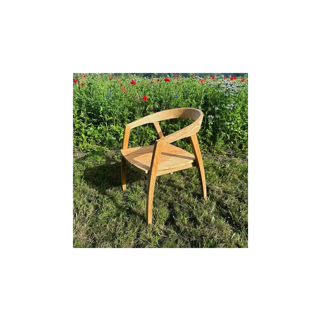 Teak Dining Armchair Bari