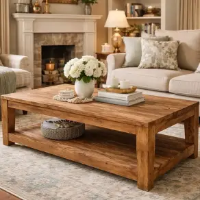 York Reclaimed Teak Coffee Table