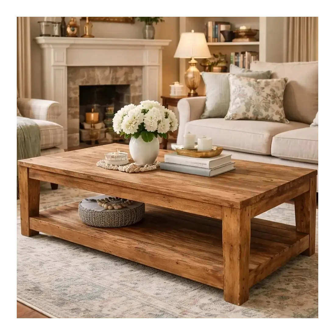 York Reclaimed Teak Coffee Table