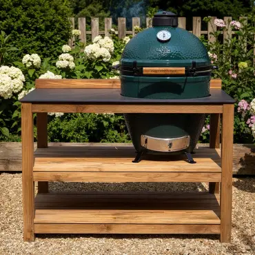 Bari Big Green Egg Table Fixed Unit – Outdoor Kitchen