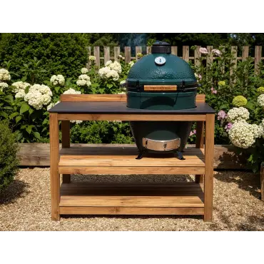Bari Big Green Egg Table Fixed Unit – Outdoor Kitchen