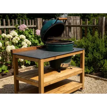 Bari Kitchen Big Green Egg Table Fixed Unit